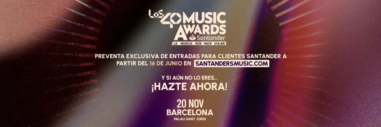 LOS 40 Music Awards Santander 2026