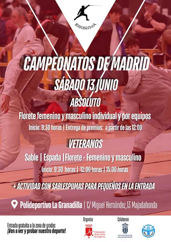 El Campeonato de Madrid de Esgrima en La Granadilla