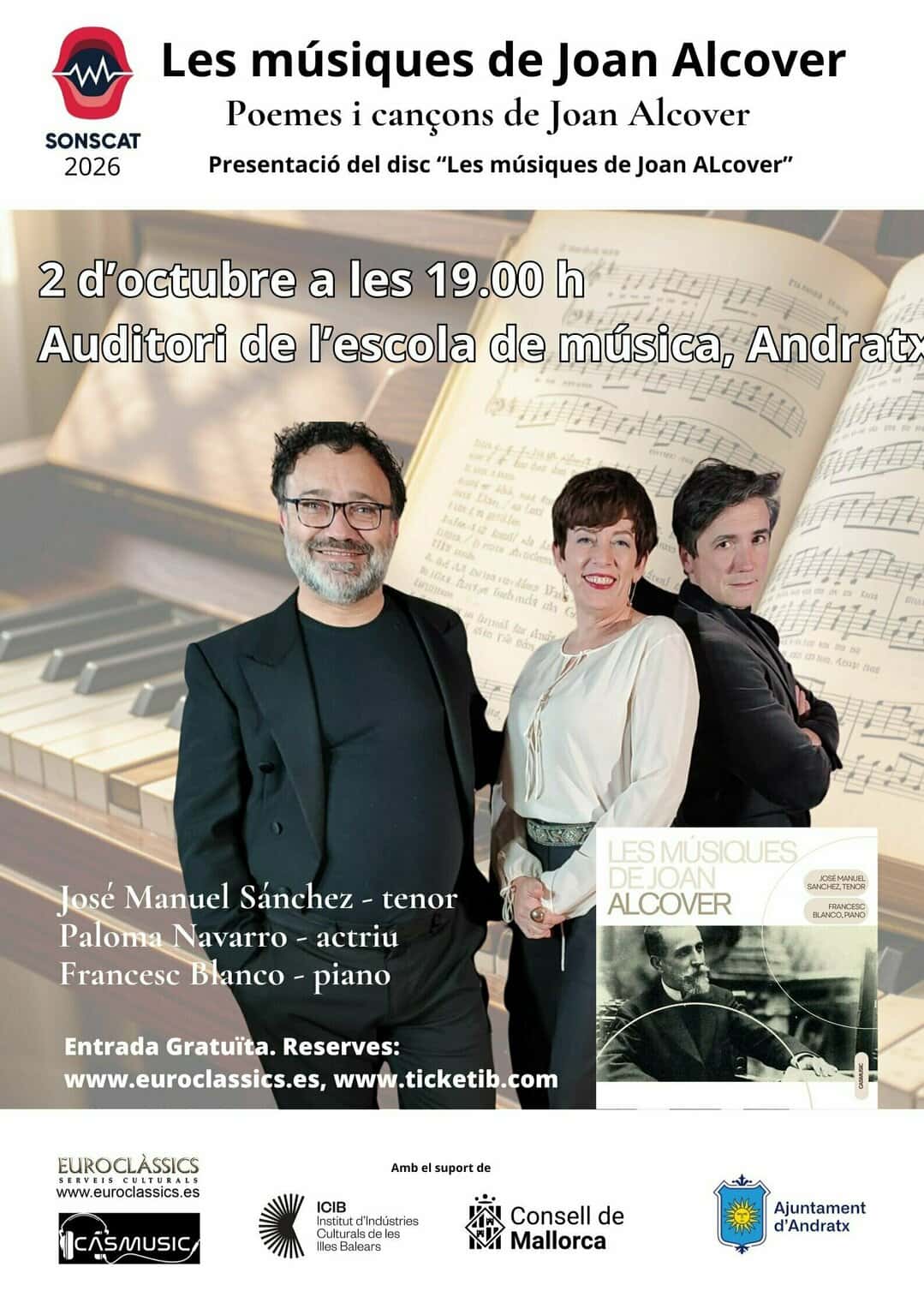 Presentación del álbum 'Les músiques de Joan Alcover'