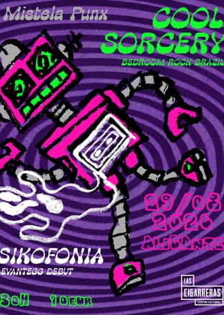 Doble concierto con Cool Sorcery y Sikofonia