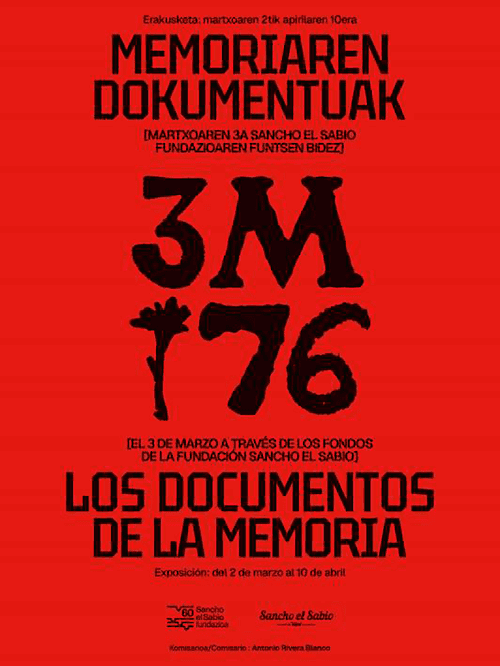 Bisita gidatua '3M76: memoriaren dokumentuak'
