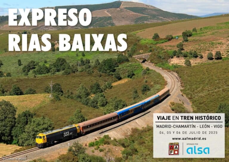 Vuelve el Expreso Rías Baixas: viaje histórico a Vigo