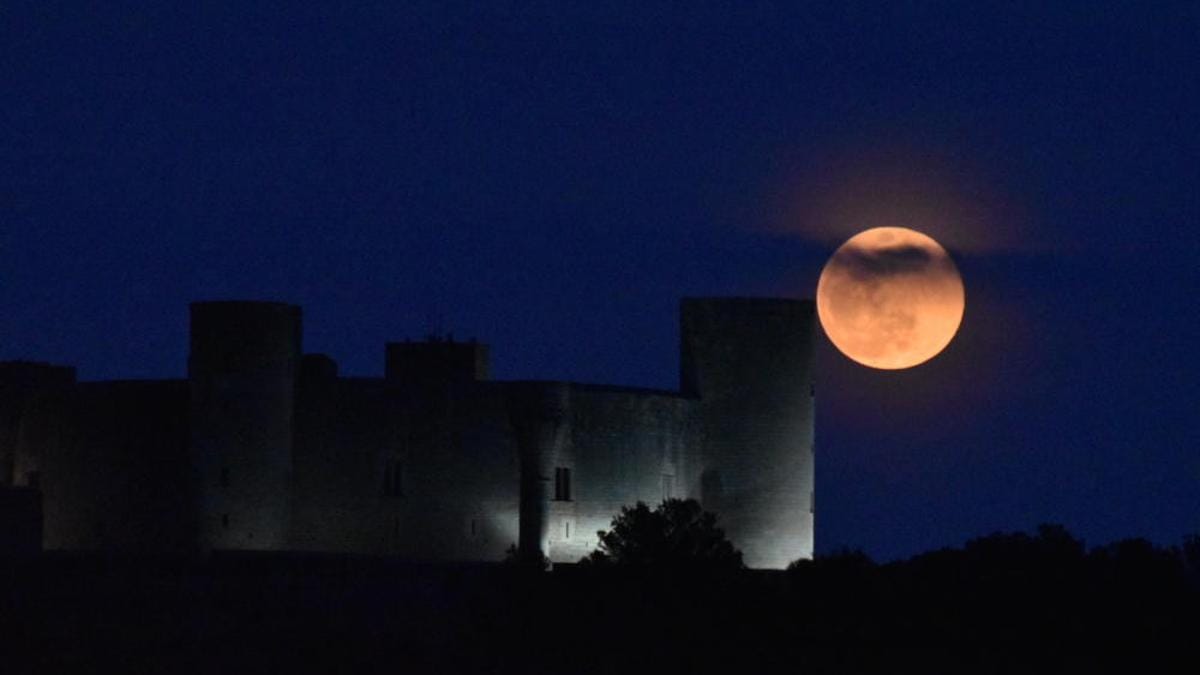 El eclipse lunar parcial que se vio desde Mallorca
