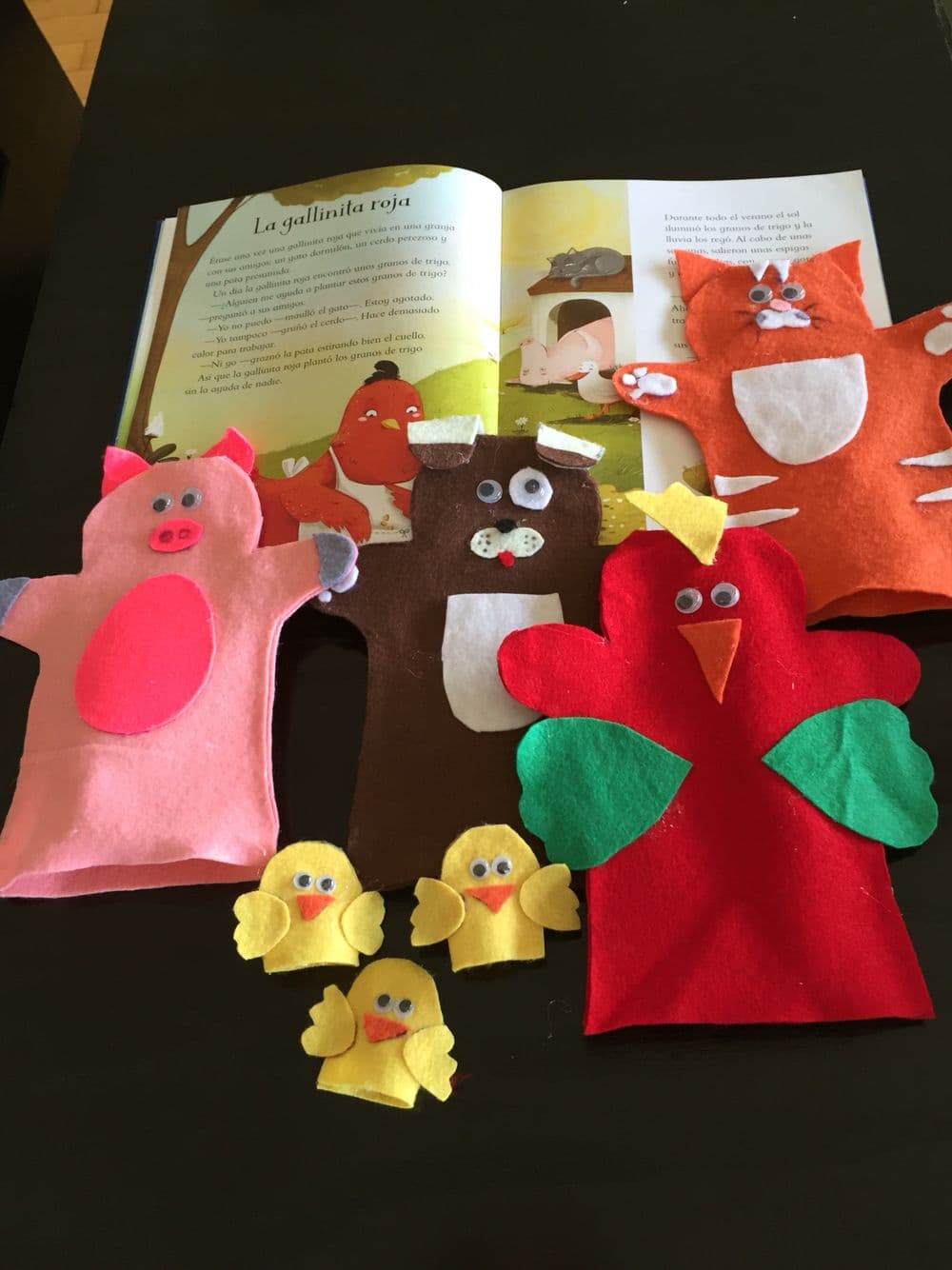 Títeres: Gallinita Roja