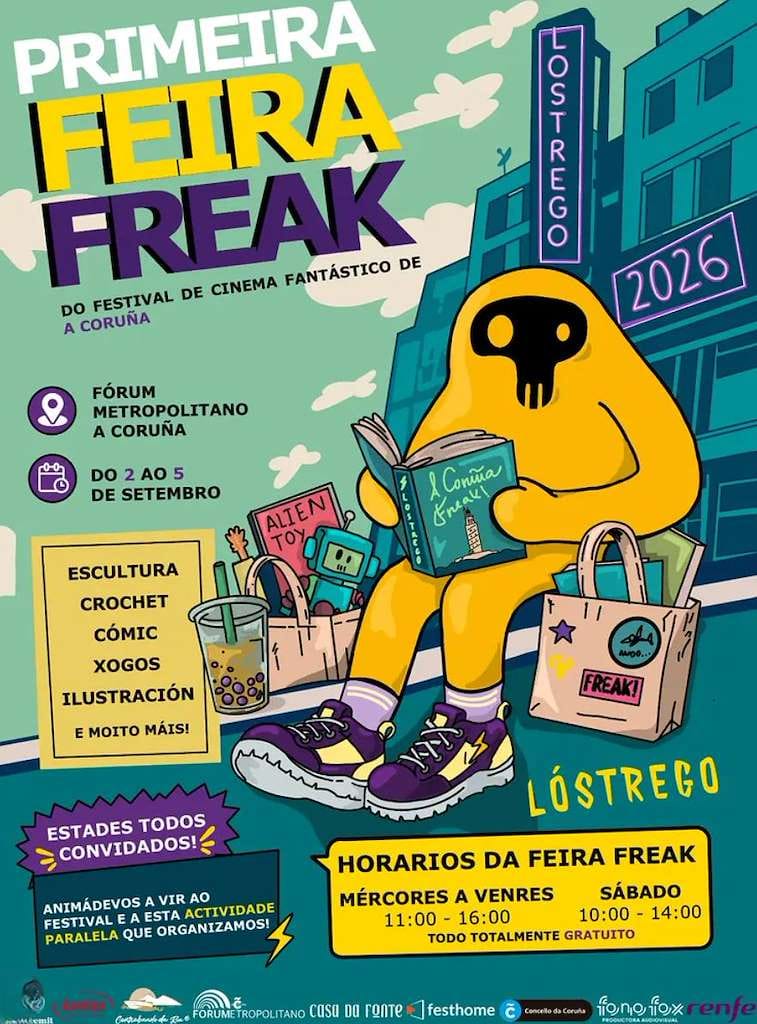 I Feira Freak: cómics, juegos y crochet gratis