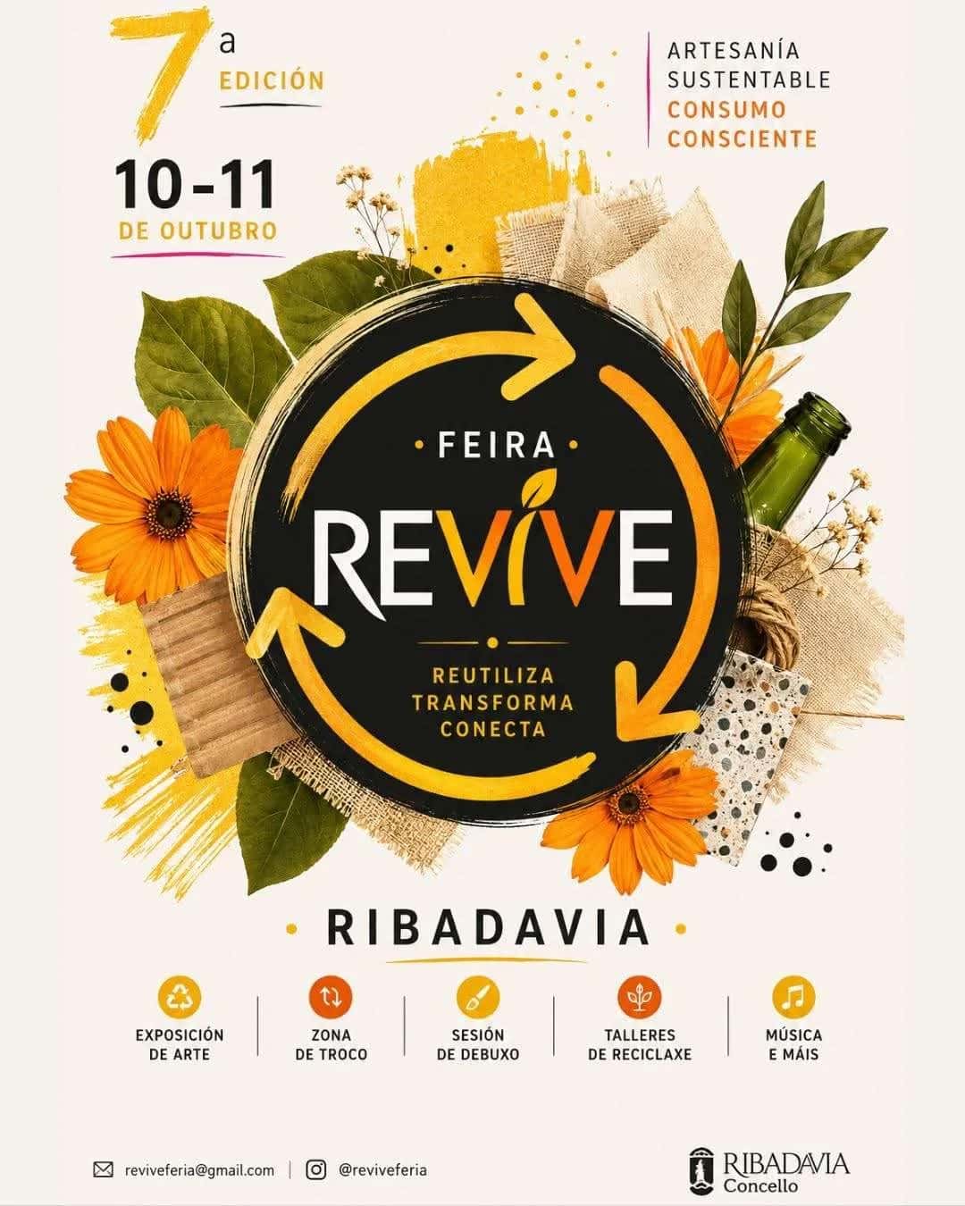 La Feira Revive: reciclaje creativo en Ribadavia