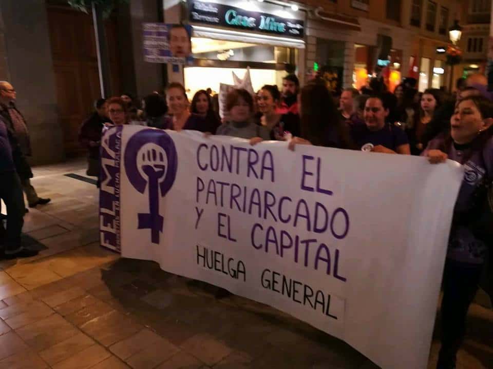 Manifestación 8M en Málaga