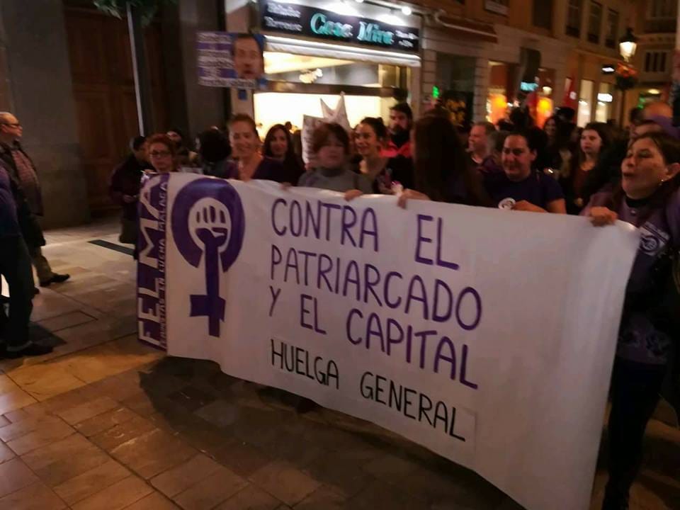 Manifestación 8M en Málaga