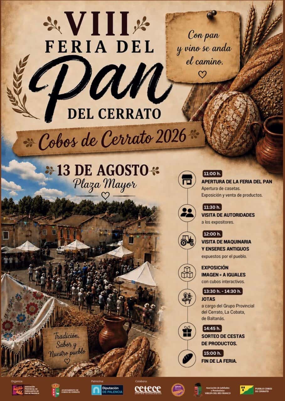 Feria del Pan de Cobos de Cerrato: pan artesano y pueblo