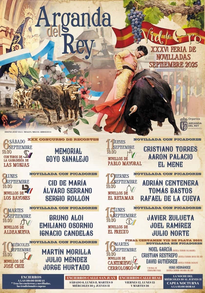 La Vid de Oro 2026: cartel lleno en Arganda