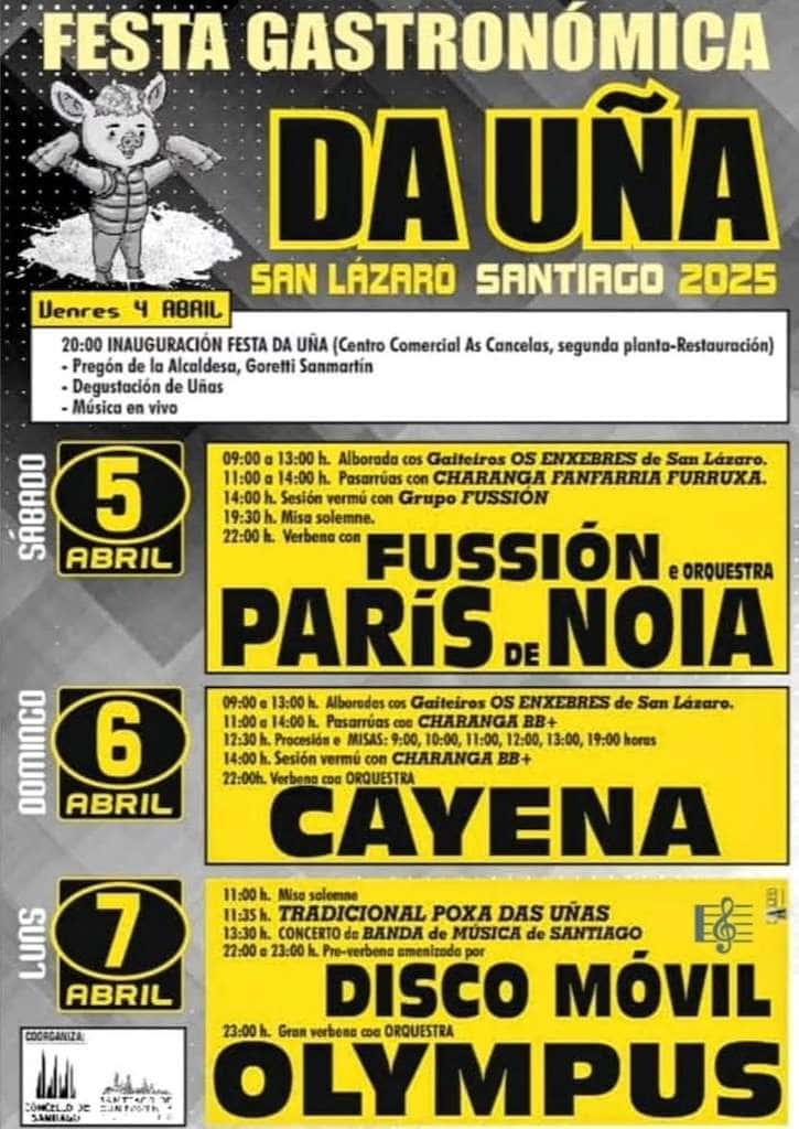 Guía para no perderse la Festa da Uña 2026 en San Lázaro