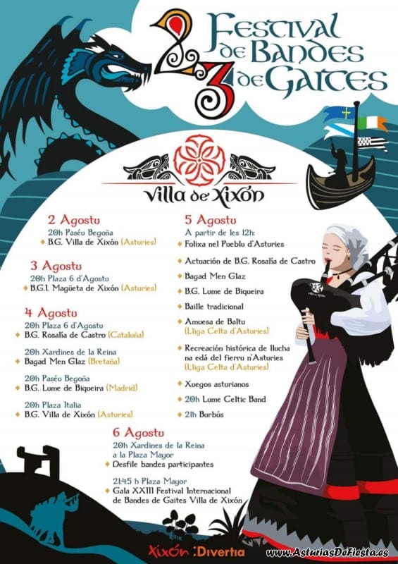 XXVI Festival Internacional de Bandas de Gaitas Villa de Gijón