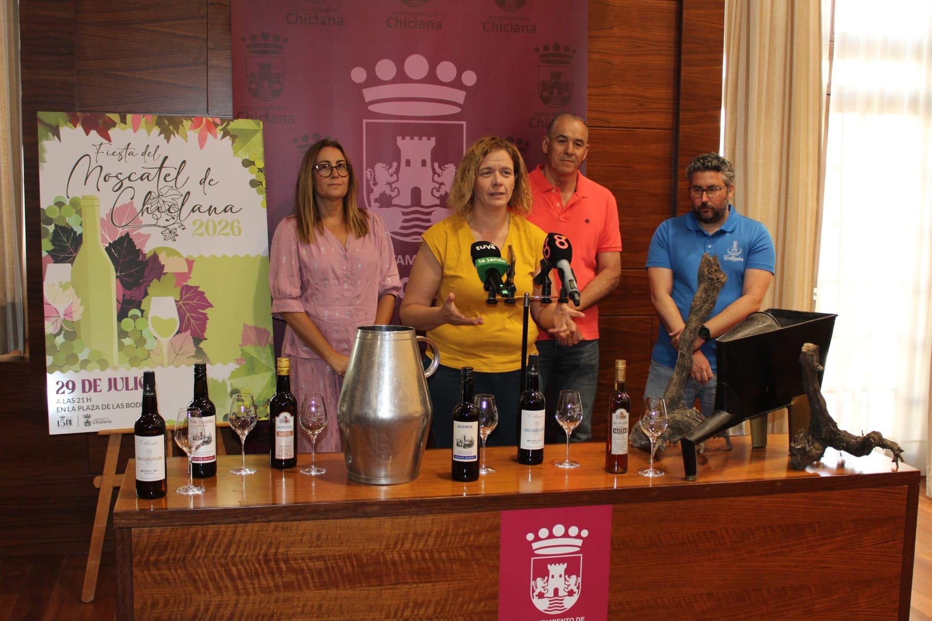 La Fiesta del Moscatel regresa a la Plaza de Las Bodegas