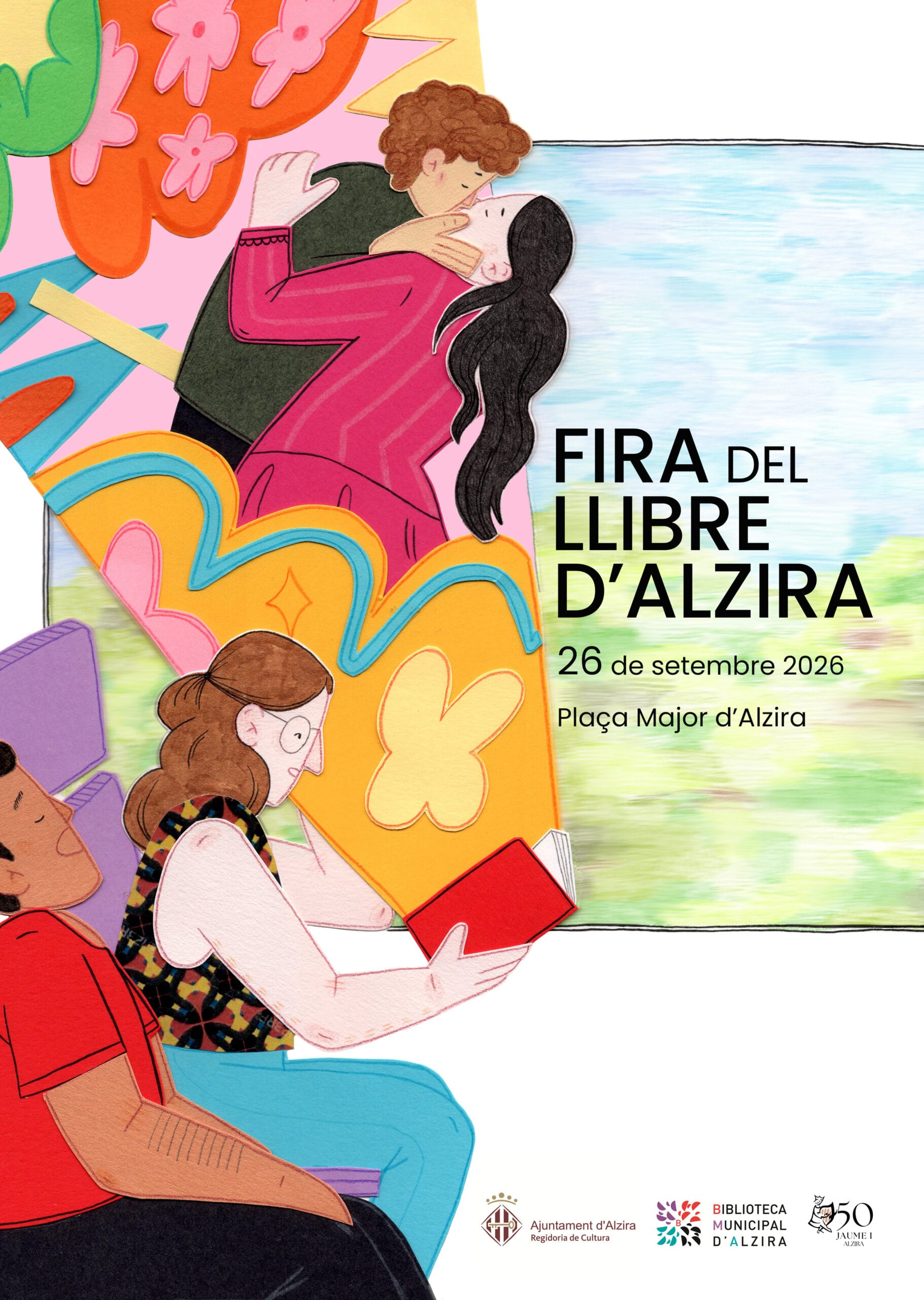 La Fira del Llibre llenó la Plaza Mayor de Alzira