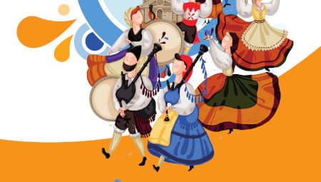 Actuación de Asoc. de baile y música tradicional La Xordia