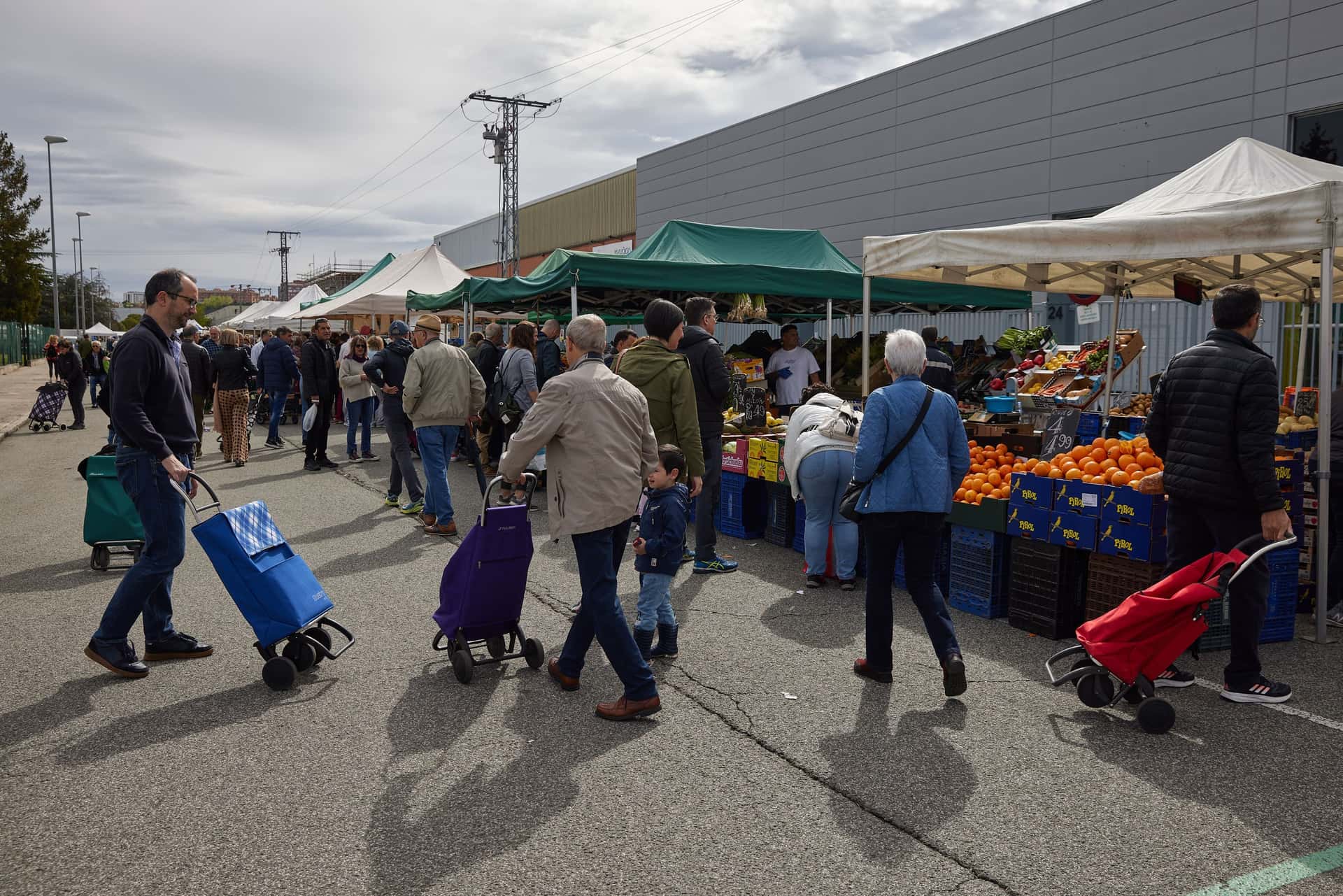 El mercadillo de Landaben vuelve este domingo