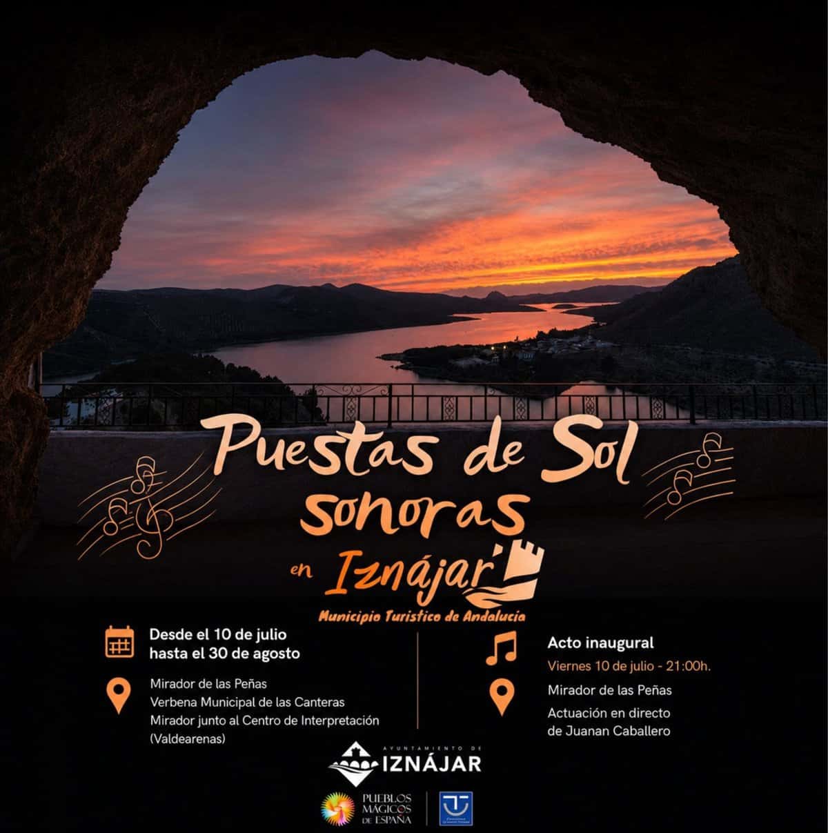 Atardeceres con música en Iznájar: Puestas de Sol Sonoras