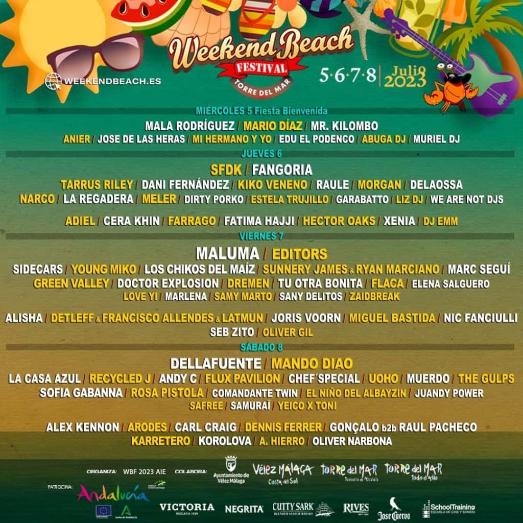 El Weekend Beach Festival arranca en Torre del Mar