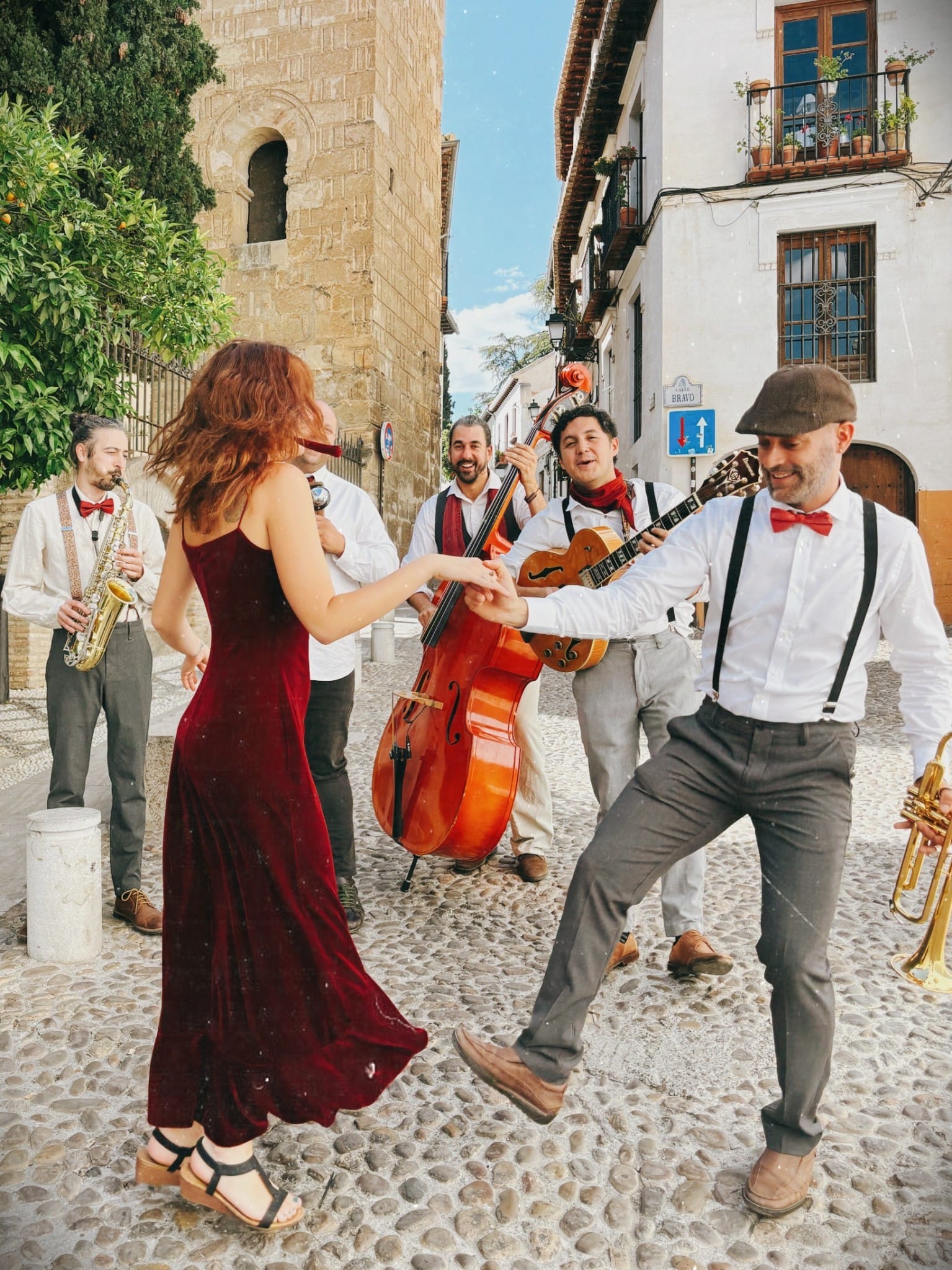 Doble sesión de baile swing