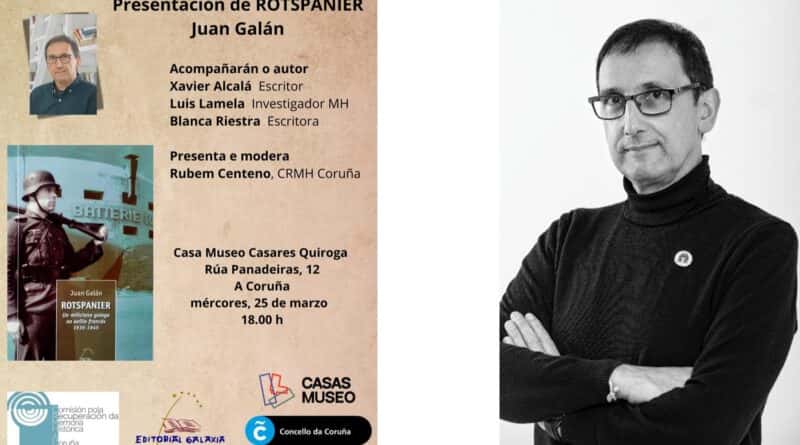 Presentación del libro 'Rotspanier. Un miliciano galego no exilio francés 1939-1946'