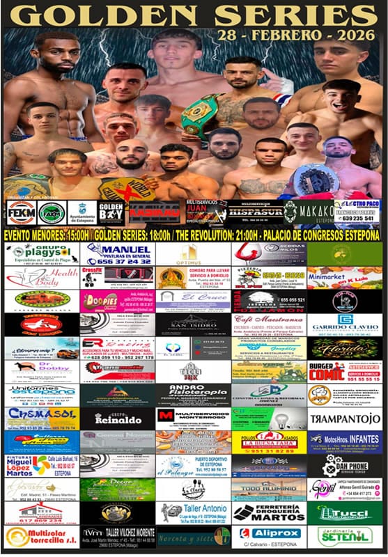 XV Velada de Muay Thai Golden Series en El Calvario