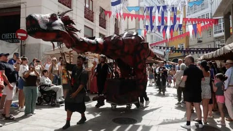 La Feira das Marabillas medievalizó la Ciudad Vieja