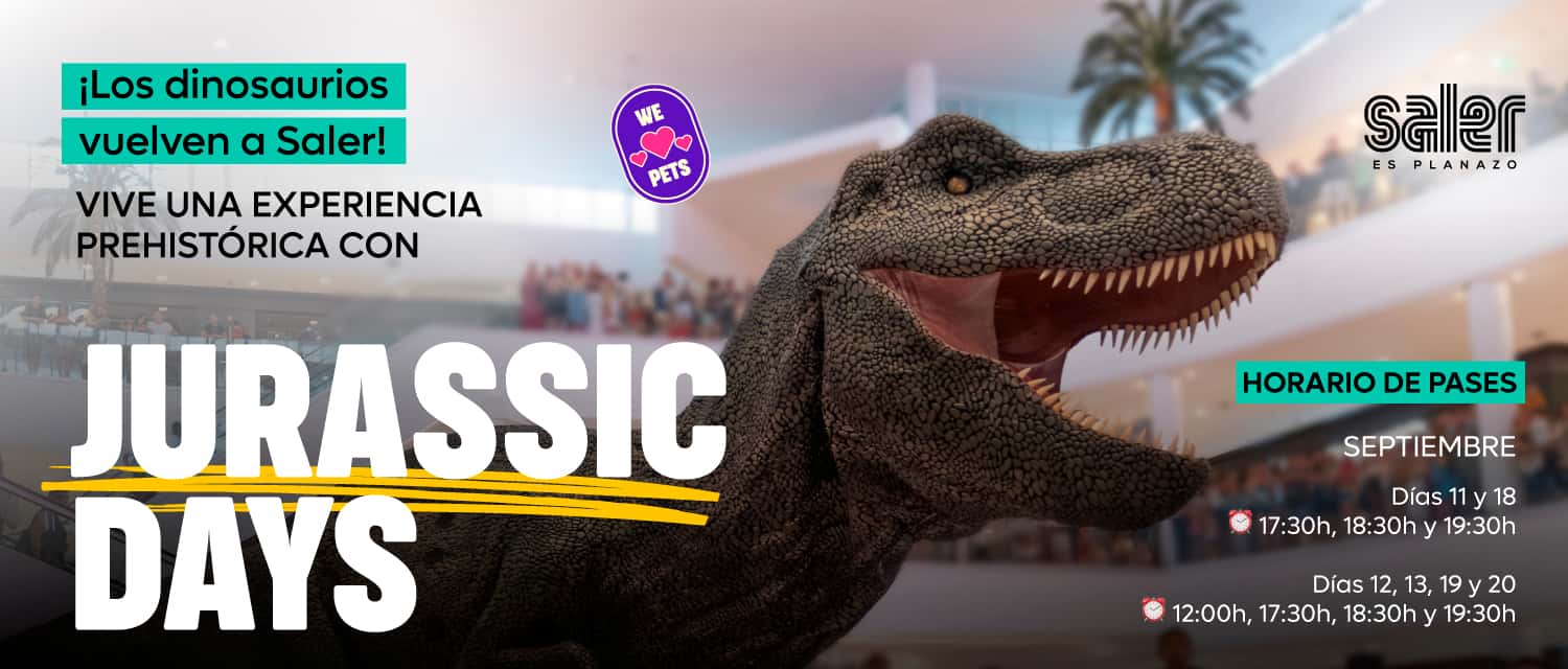Jurassic Days: dinosaurios gratis en El Saler