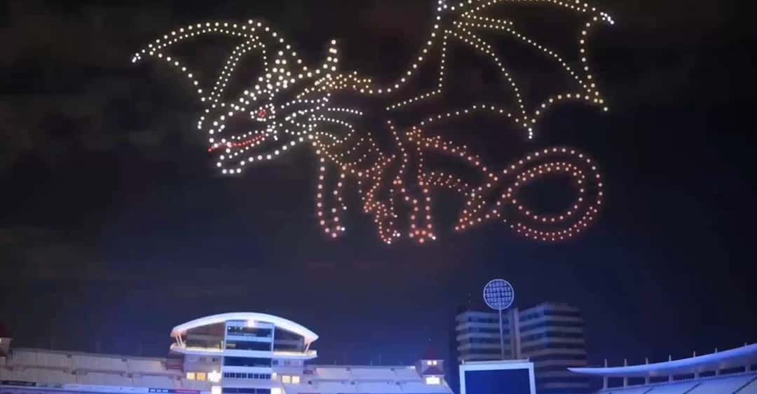 Sky Kingdom: A Dragon Drone Light Show