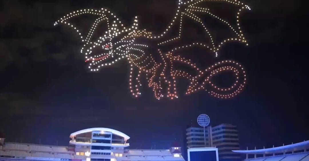Sky Kingdom: A Dragon Drone Light Show
