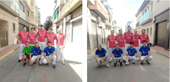 Pilota valenciana: llargues y raspall en San Vicente