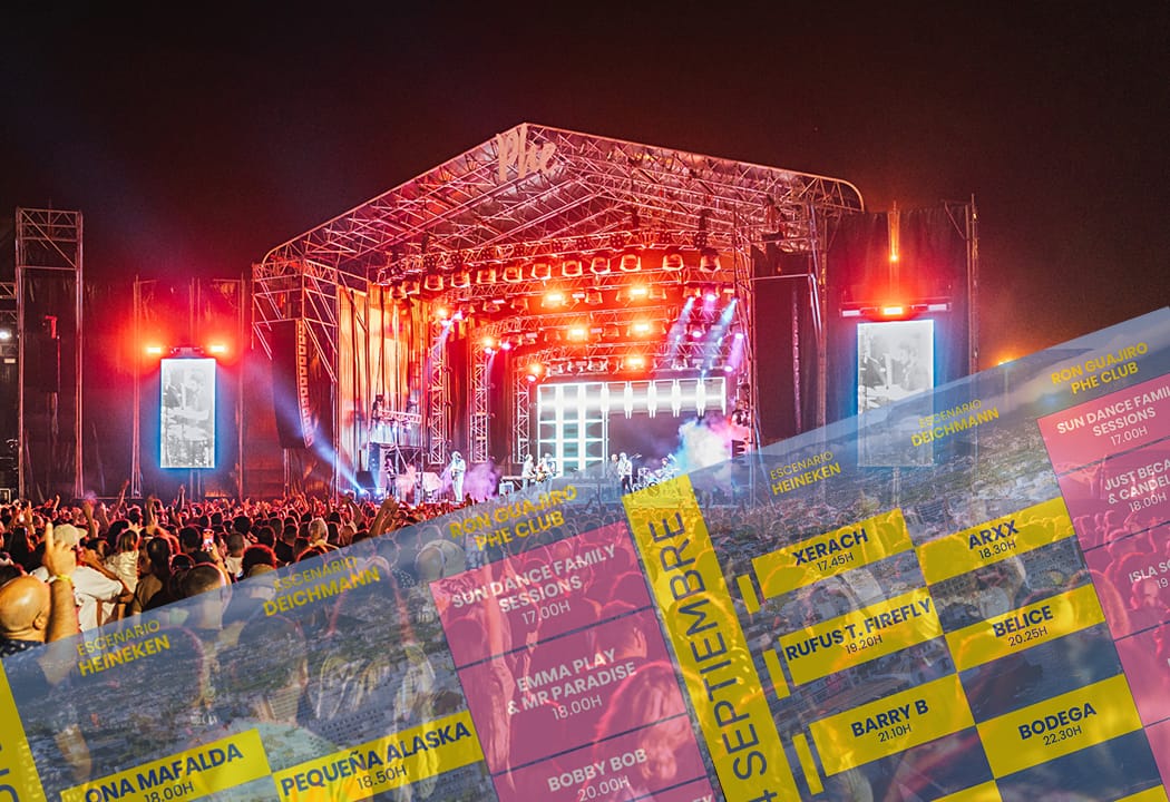 Phe Festival 2026: horarios y cartel del fin de semana