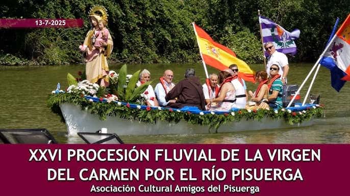Procesión fluvial de la Virgen del Carmen