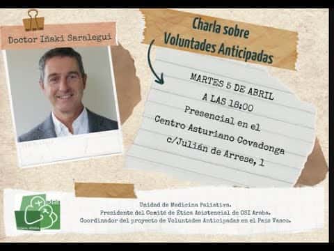 Charla divulgativa: Voluntades anticipadas