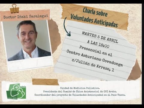 Charla divulgativa: Voluntades anticipadas
