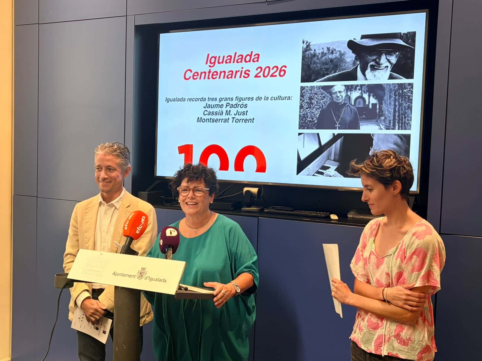 L'Any dels Centenaris: tres figuras en Igualada