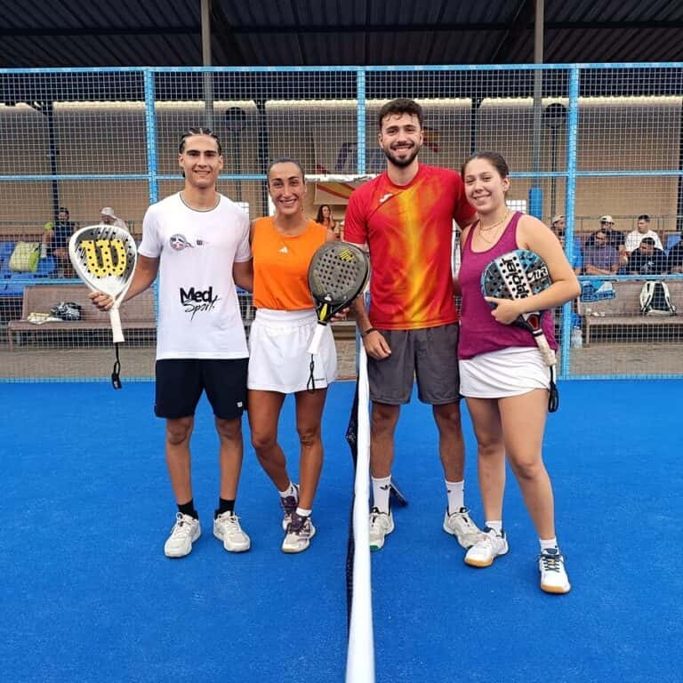 El II Torneo Mixto de Pádel reunió 33 parejas en Melilla