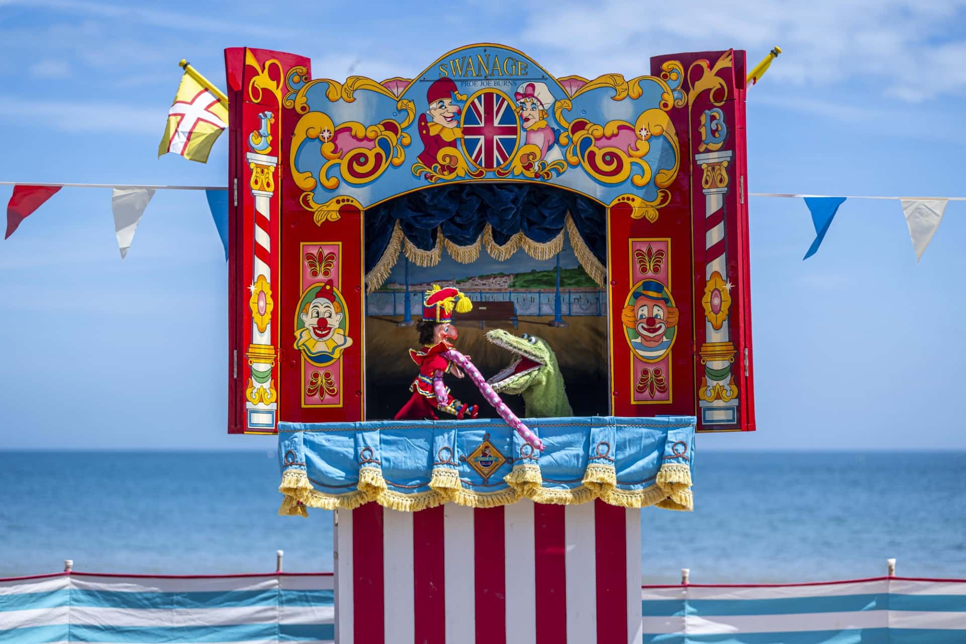 Swanage Seaside Special: steam and puppetry on the beach