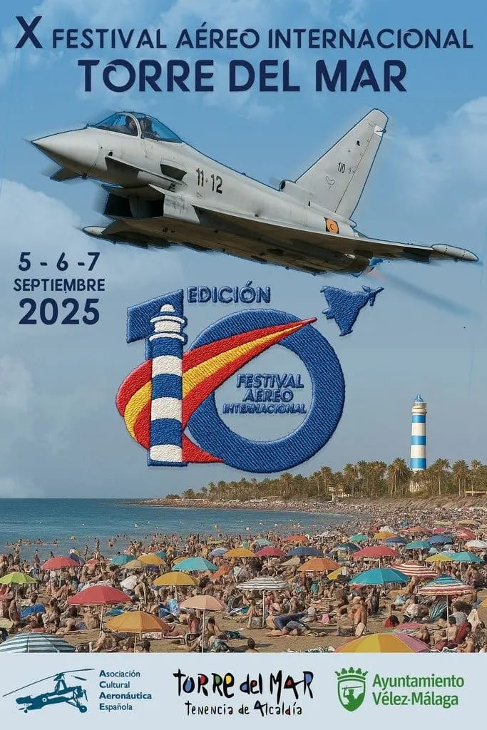 Air Show de Torre del Mar: 33 aeronaves del 4 al 6 de sept.