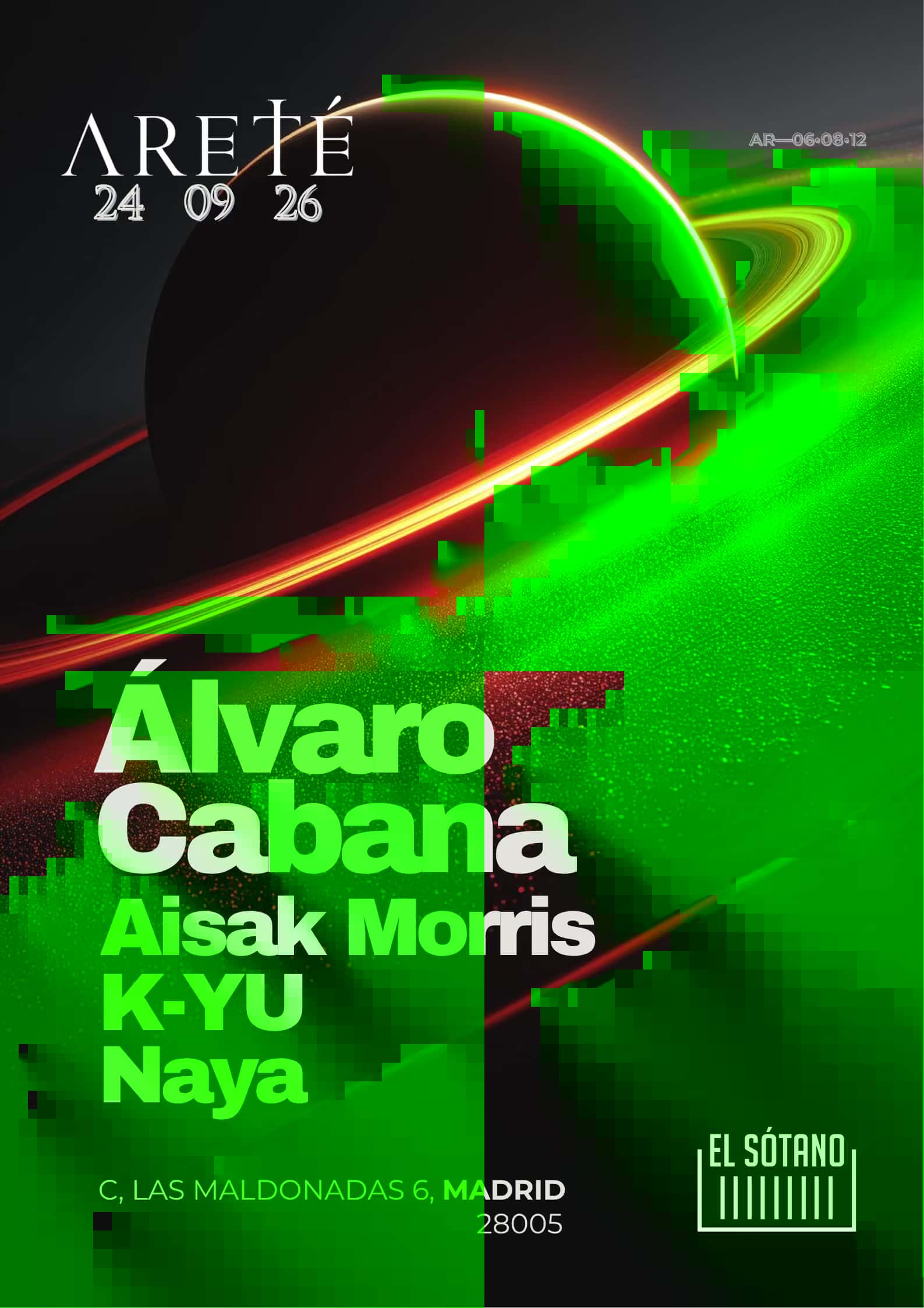 ARETÉ: Alvaro Cabana, Aisak Morris, K-YU, Naya