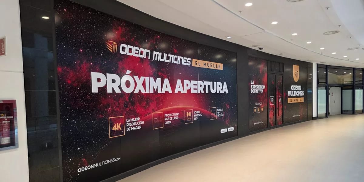 El cine vuelve al Muelle: Odeon abre en octubre