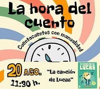 Cuentacuentos y manualidades 'La hora del cuento. La canción de Lucas'