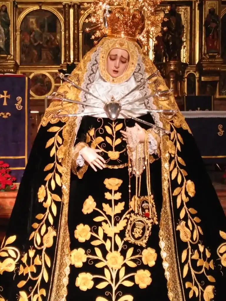 Ejercicio de piedad y oración ante la Santísima Virgen (Pésame a la Virgen)