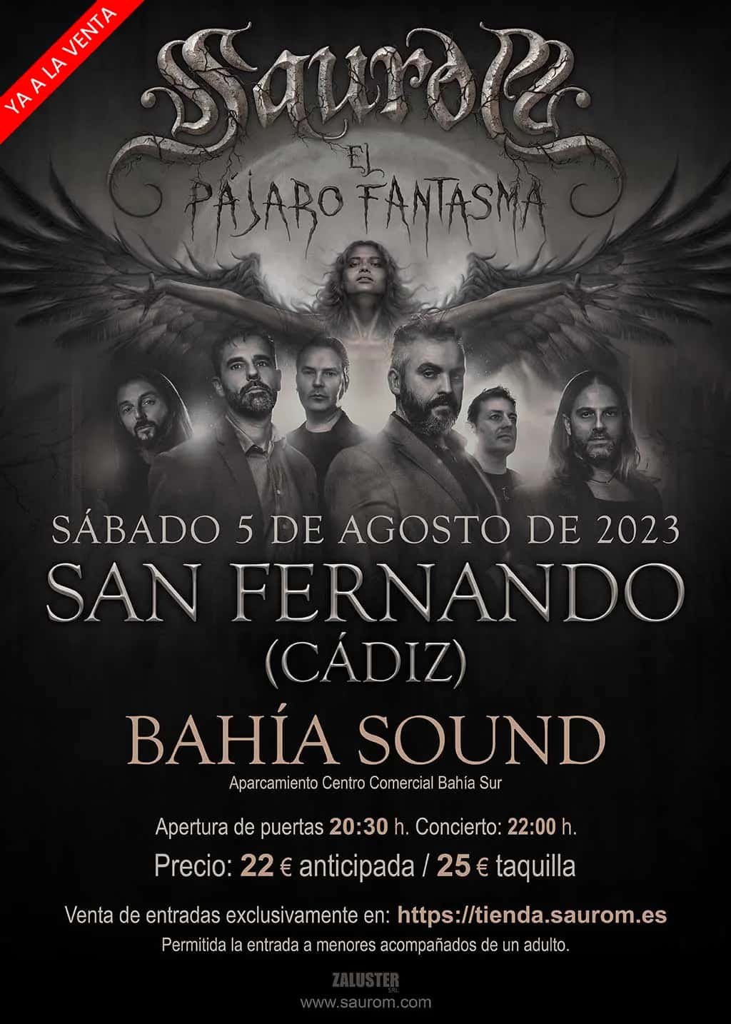 Saurom celebra 30 años con un concierto en San Fernando