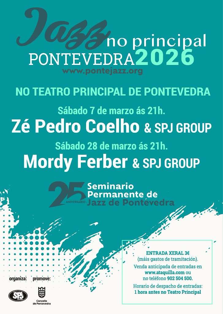 Vuelve Jazz no Principal con Zé Pedro Coelho y Mordy Ferber