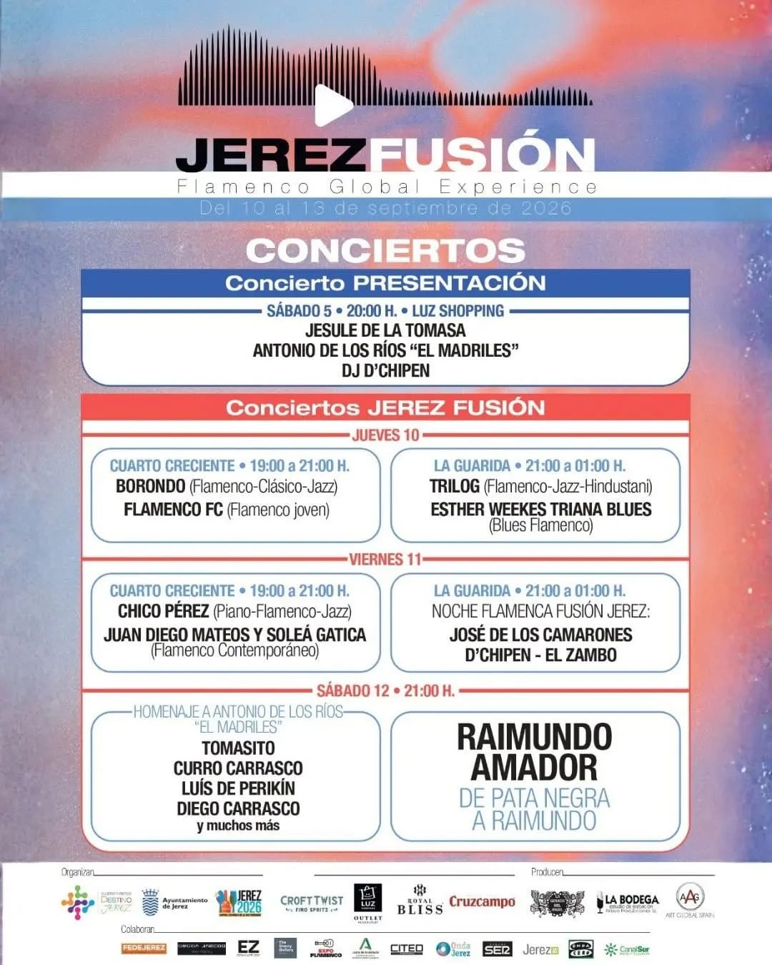 Jerez Fusión 2026: música sin etiquetas
