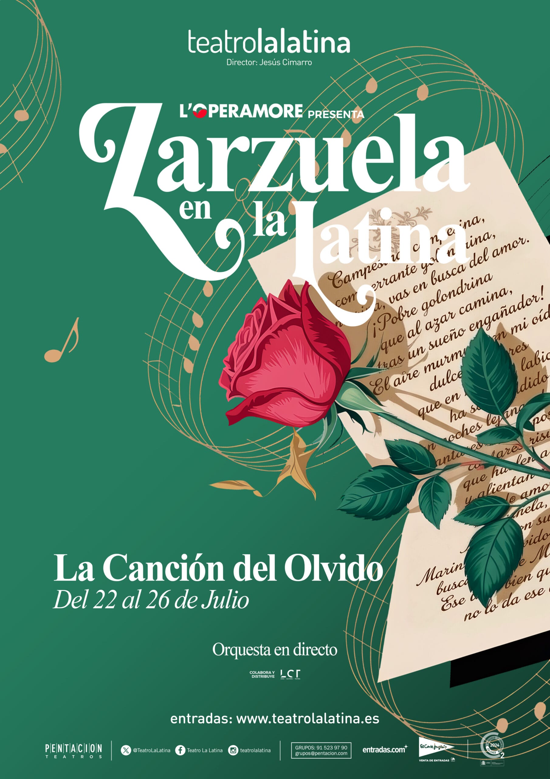 Zarzuela 'La canción de olvido'