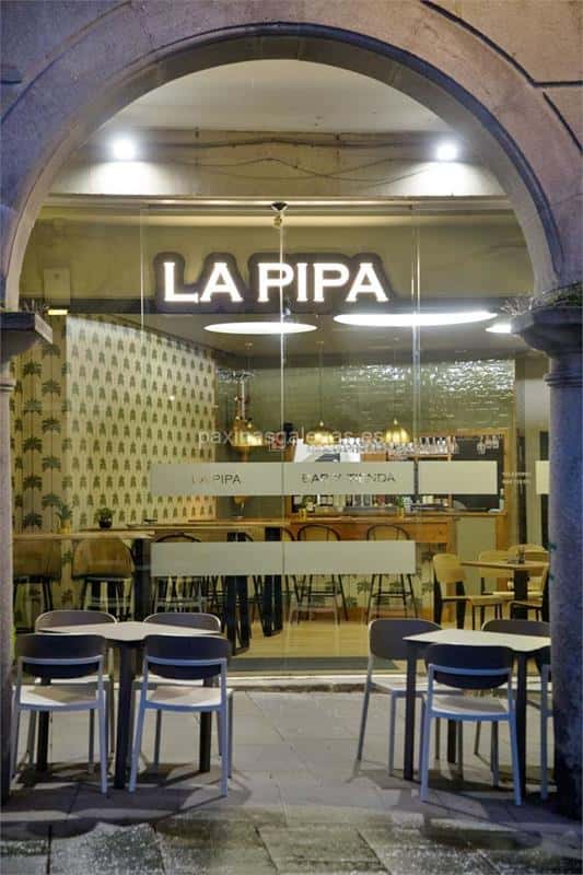 La Pipa Tapas en Pontevedra: raciones y terraza en A Ferrería