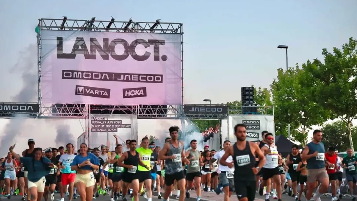 LaNoct: así fue la carrera nocturna de Alcobendas