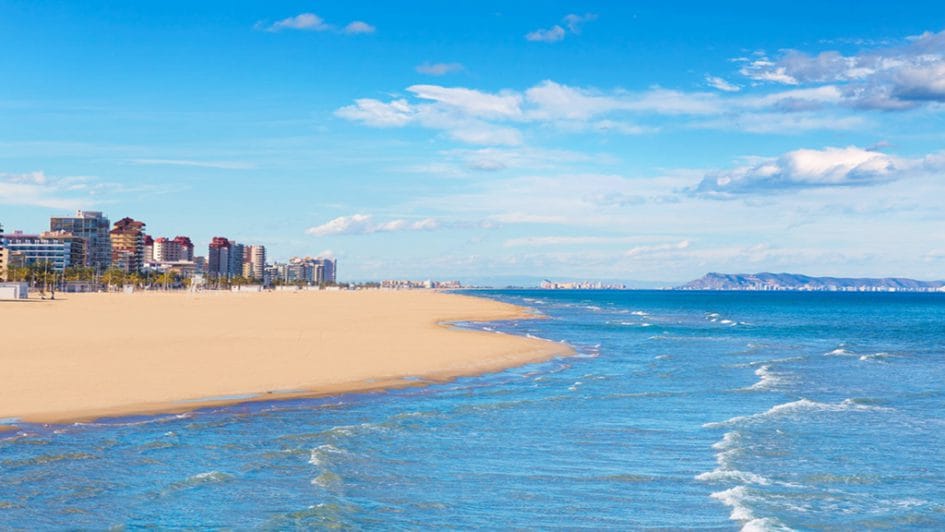 La playa de Gandia, escenario del anuncio 'Es por Tere'