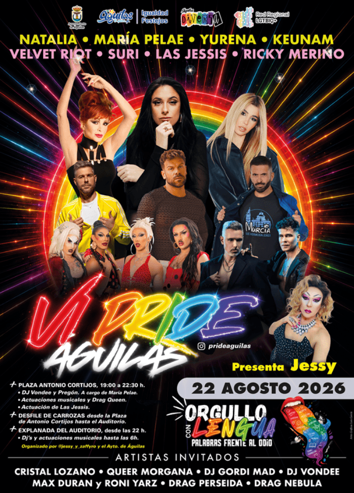 El VI Pride de Águilas: dos meses de orgullo junto al mar